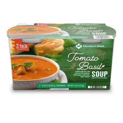 Tomato Basil Soup 2/32 oz. Containers (Best Value Buy)