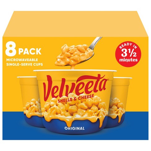 Velveeta Shells and Cheese Extra Cheesy 8pk Cups/$1.99 each (Best Value Buy)