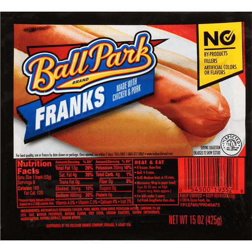 Ball Park Hot Dogs 8ct.