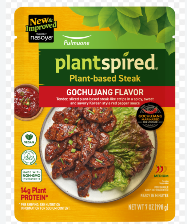Pulmuone Plantspired Gochujang Flavor Plant-based Steak, 7 oz (198 g)