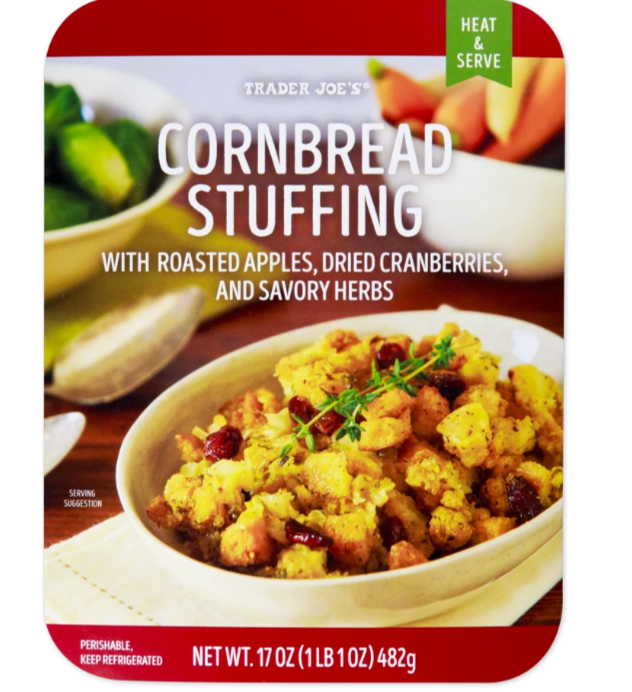 Cornbread stuffing included in the Thanksgiving Turkey and Cornbread Stuffing Bundle