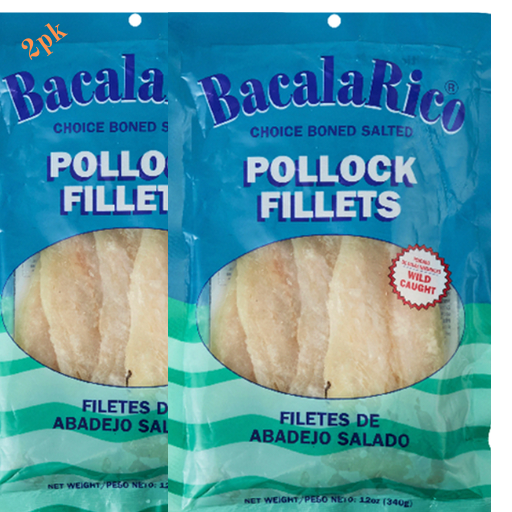 Bacala Salted Pollock Fillets 2pk/$7.50 each(Great Value Buy)