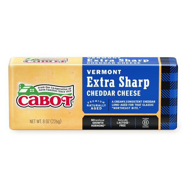 Cabot Vermont Extra Sharp Cheddar Cheese (premium Cheese Item)