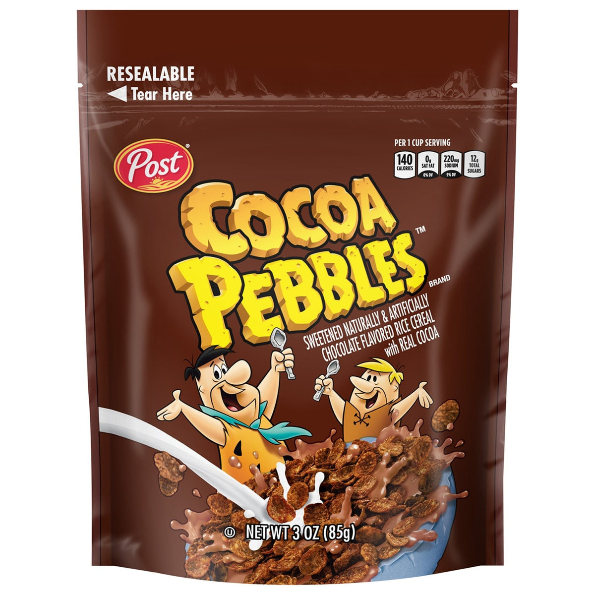Cocoa Pebbles (Reclosable Package)