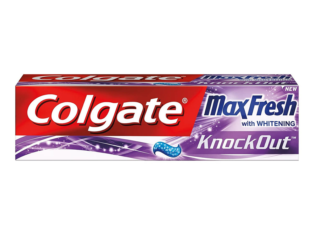 Colgate Max Fresh Knock Out Whitening Toothpaste with Mint Fusion Flavor, 2.5 oz. Tubes