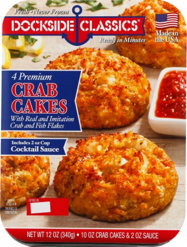 4 Crab Cakes (Comes with Sauce)