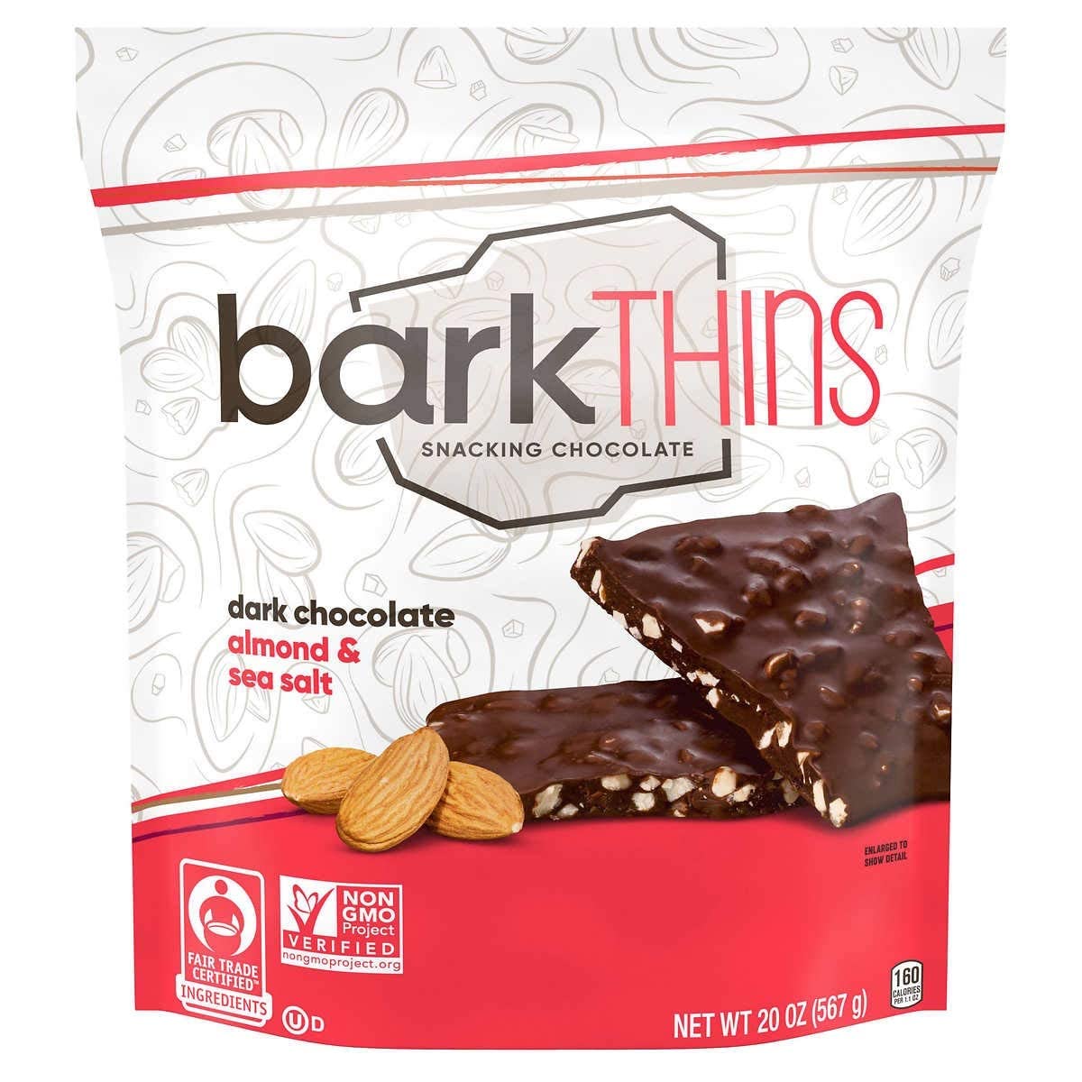 Dark Chocolate Bark Thins Sharable (Family Size Bag)