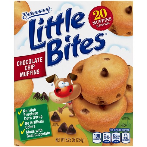 Entenmann's Little Bites Chocolate Chip (20 Muffins Per Box)