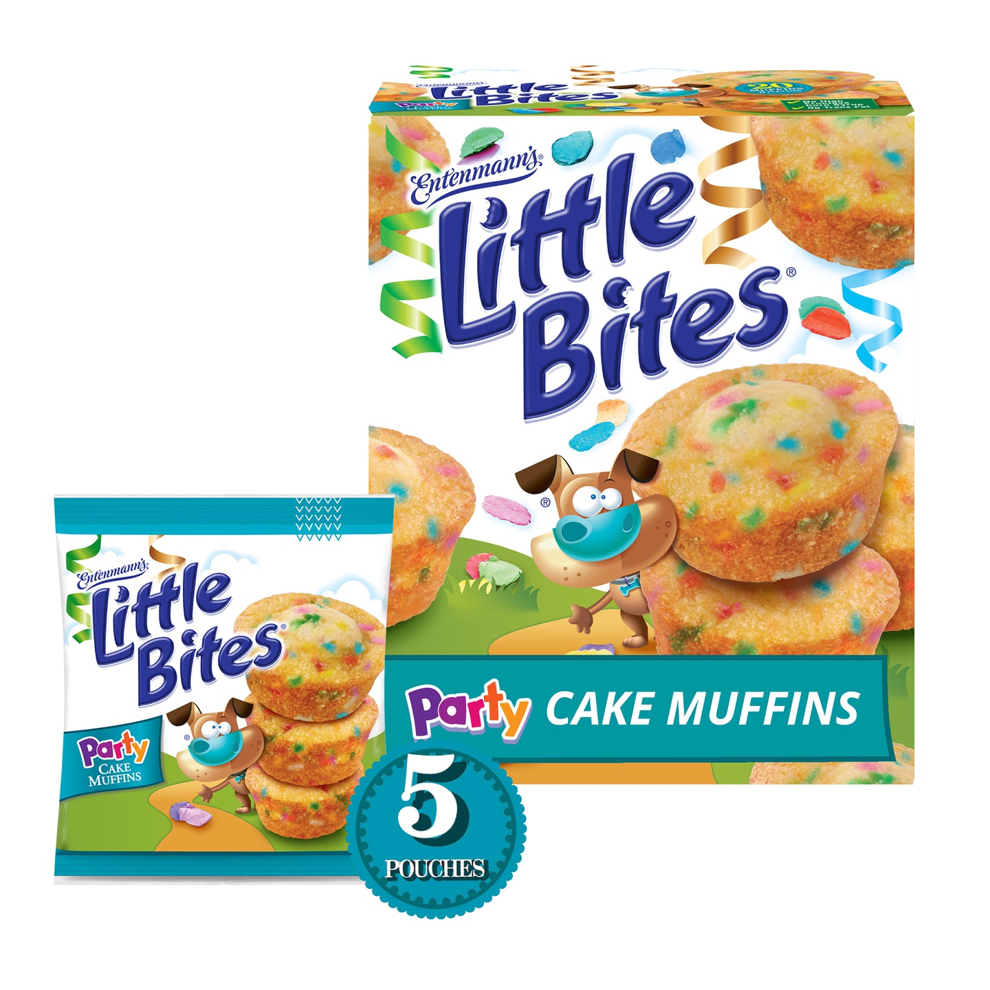 Entenmann's Litte Bits Birthday Cake (20 Muffins Per Box)