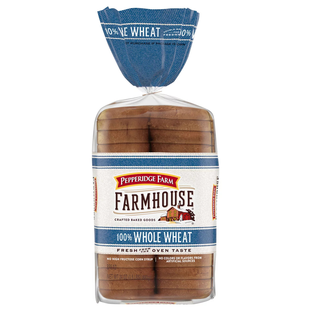 Pepperidge farms Farmhouse 100% Whole Wheat (Premium Bread)