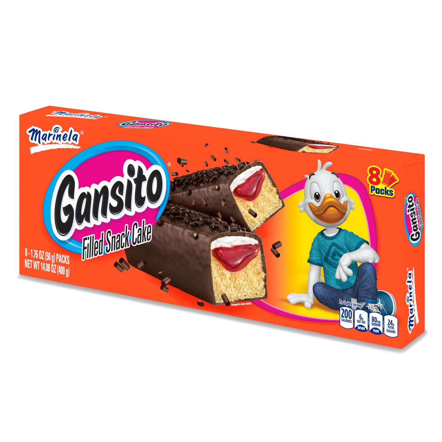 Gansito Strawberry Filled Cakes