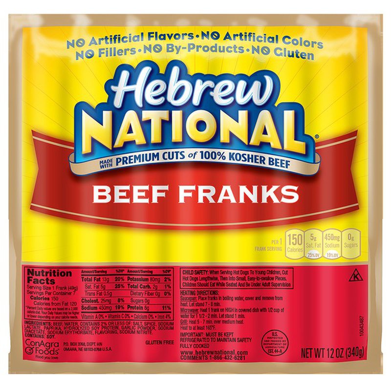 Hebrew National Beef Franks