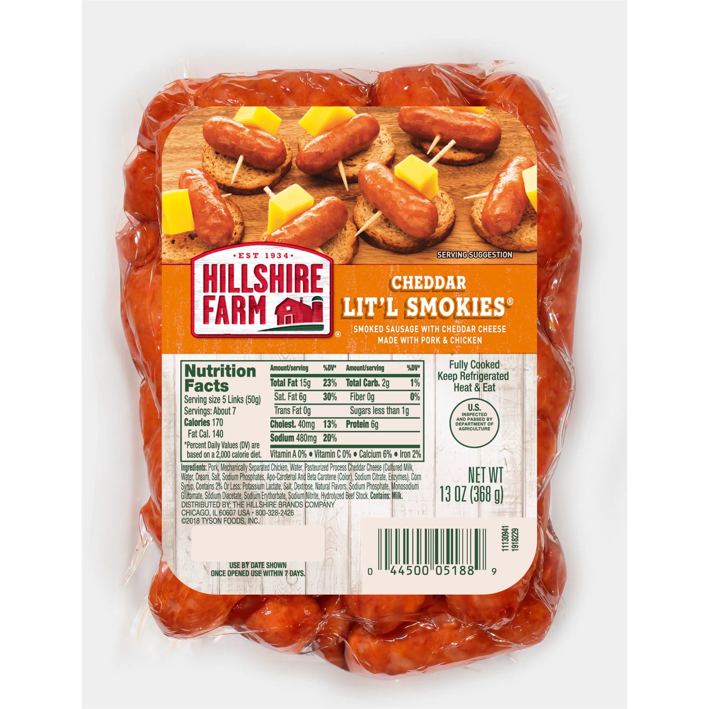 Hillshire Farms Cheddar Lit'L Smokies