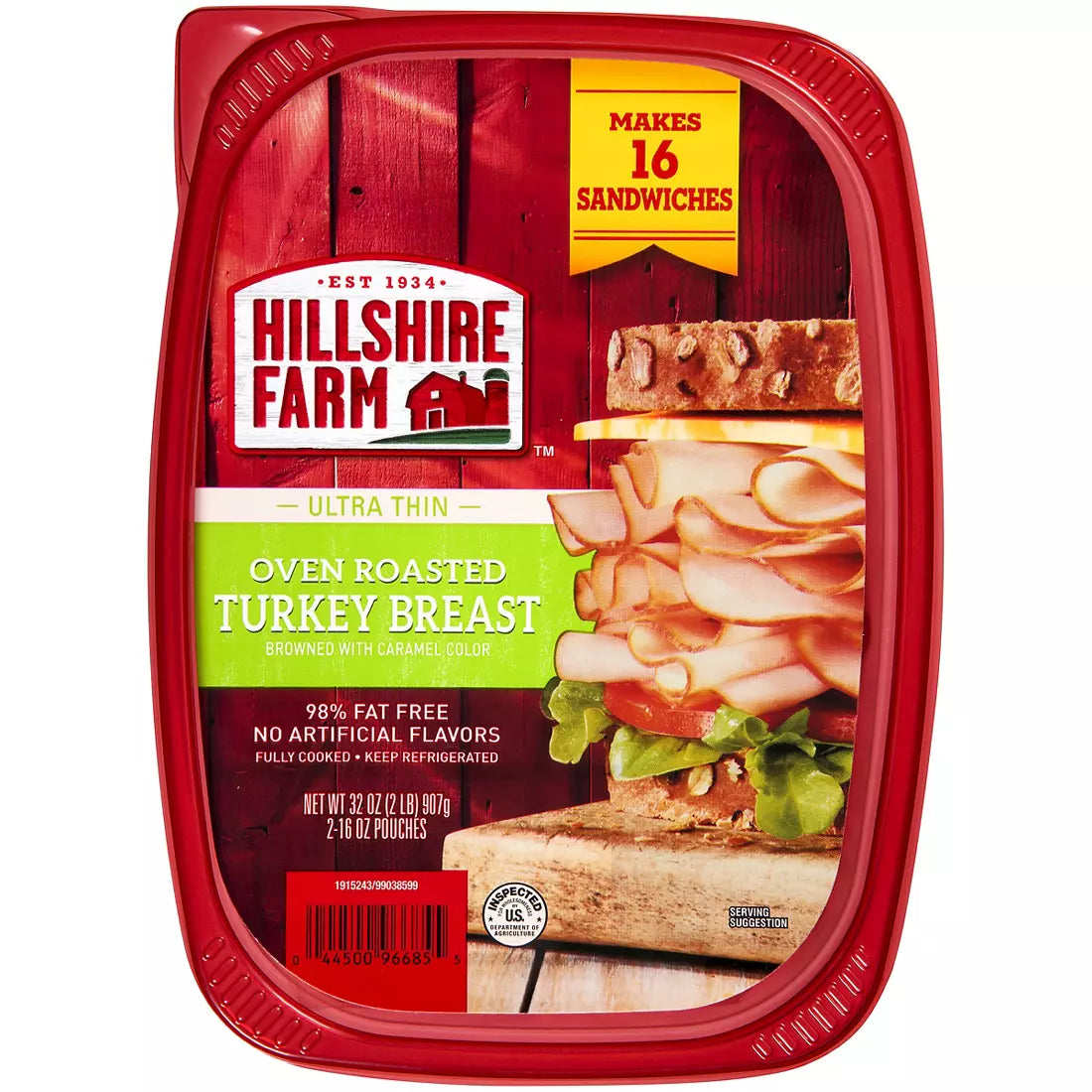 Hillshire Farm Ultra Thin Oven Roasted Turkey Breast-2 lbs. (Great Value Buy)