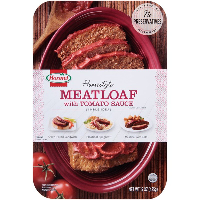 Hormel Meatloaf with Tomato Sauce