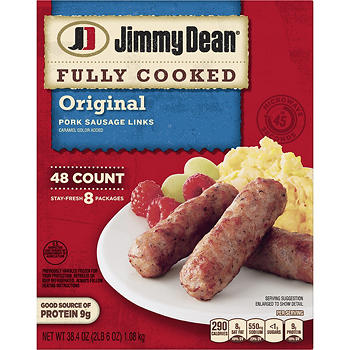 Jimmy Dean Original Sausage 48ct./$0.43 each (Jumbo Box)