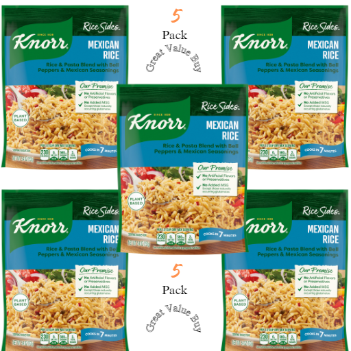 Knorr Mexican Rice and Pasta Blend (5pk) $2.85 each Great Meal or Side Dish