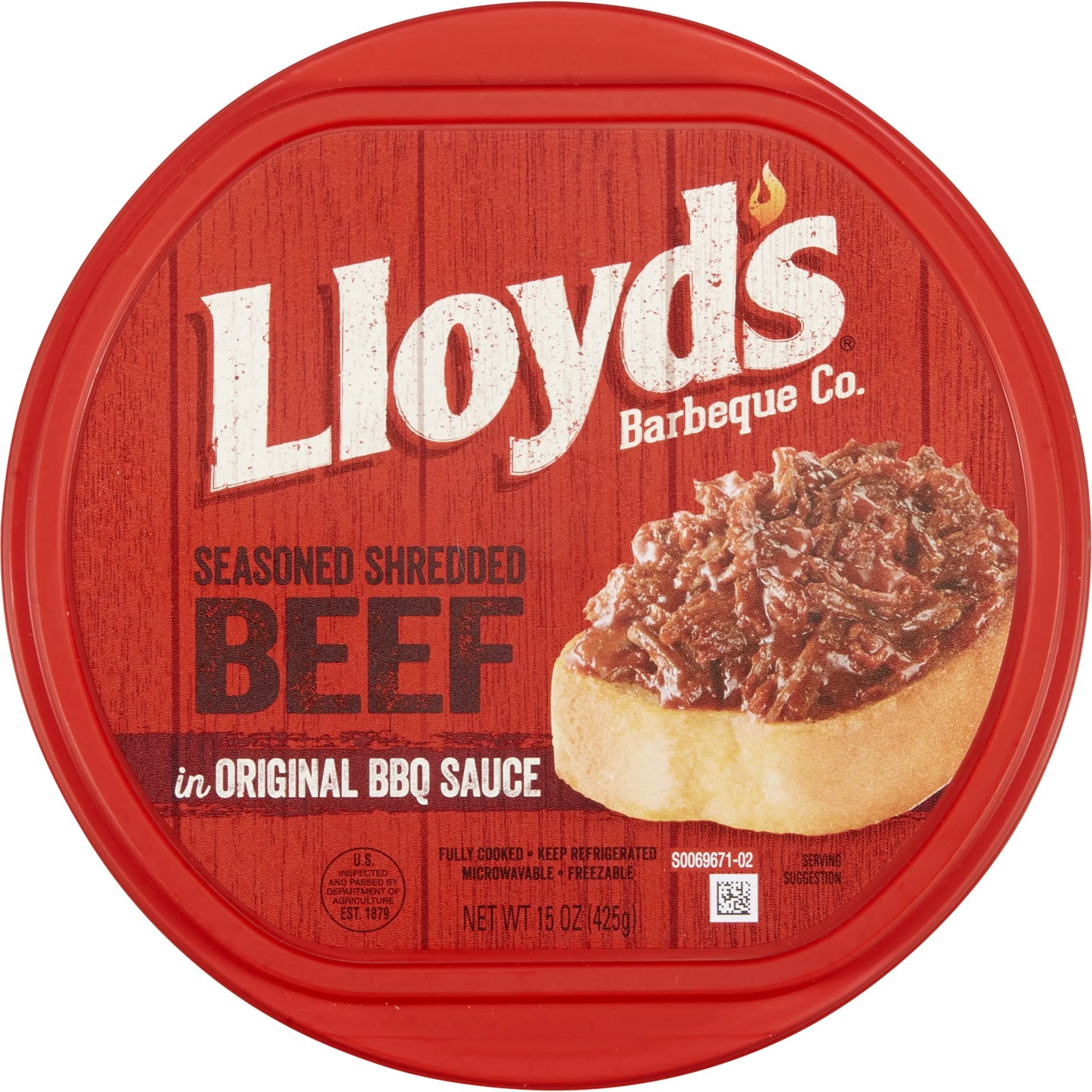 Lloyd's Shredded Beef In BBQ Sauce