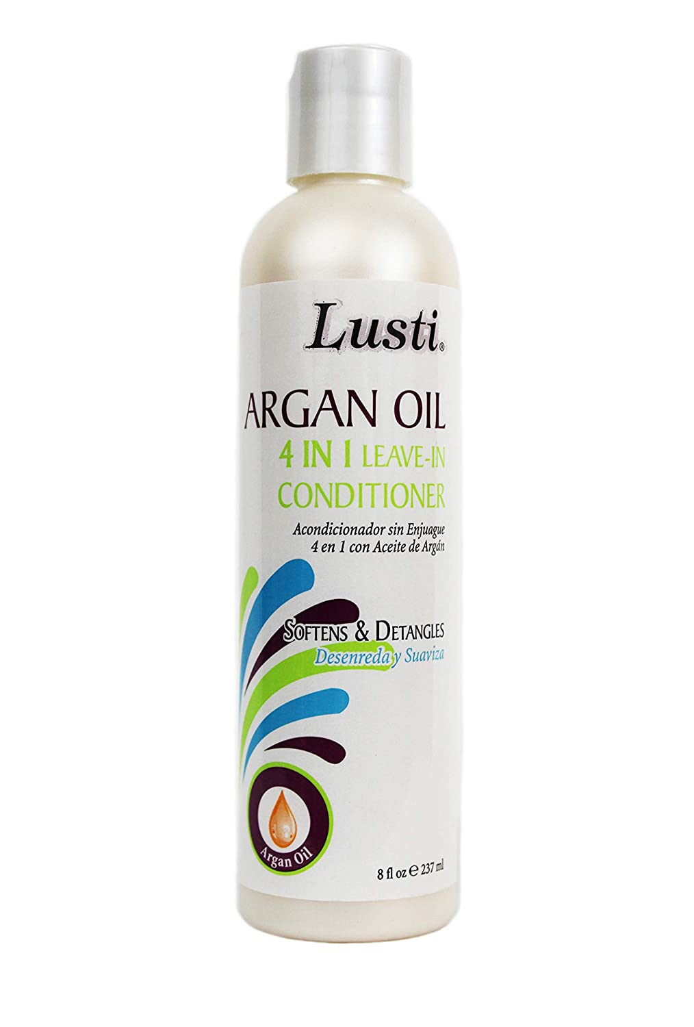 Lusti Argan Oil 4-in-1 Leave-in Conditioner, 8 fl oz. Bottles