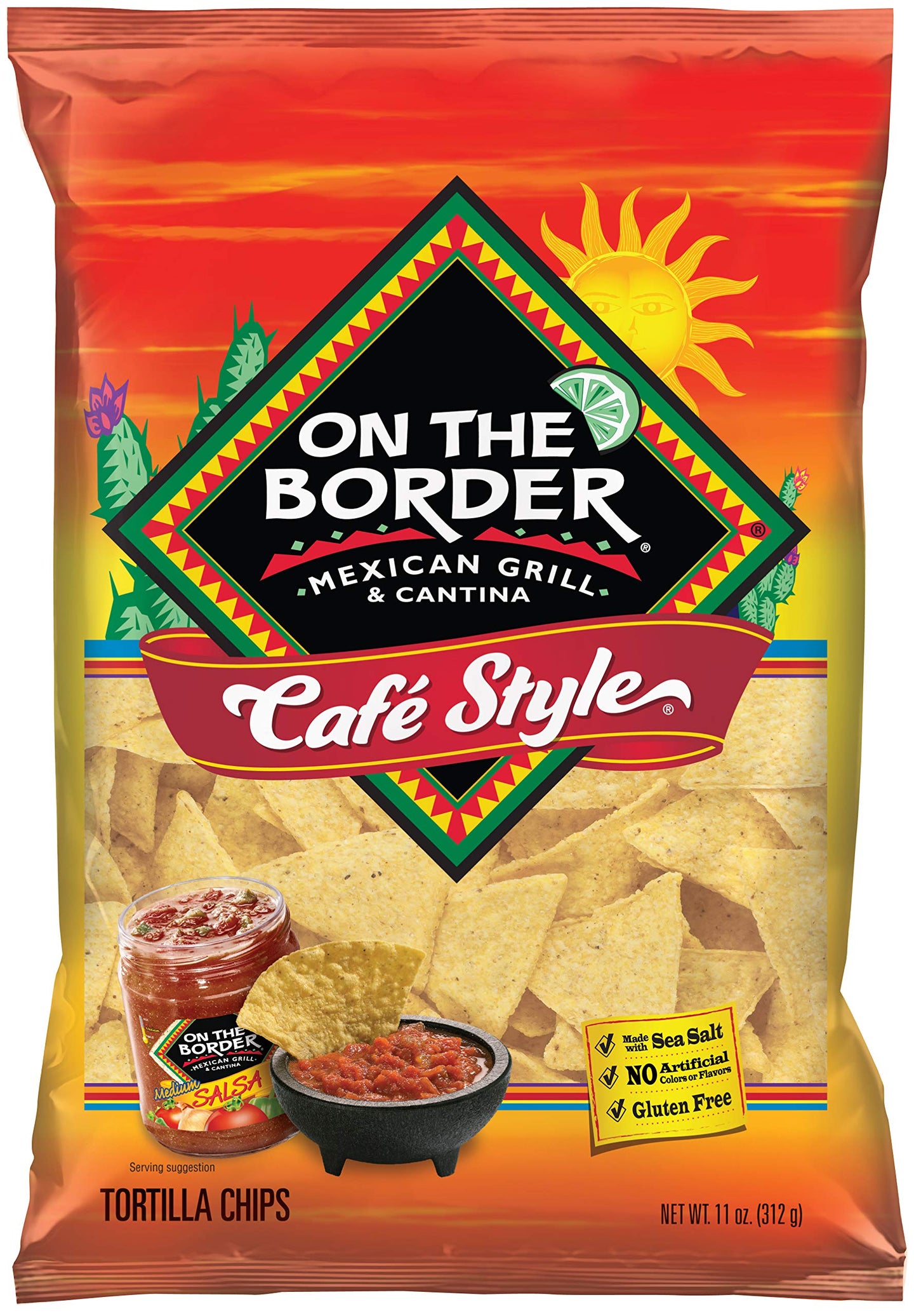 On The Border Cafe Style Tortilla Chips