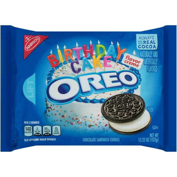 Oreo Birthday Cakes Sandwich Cookies