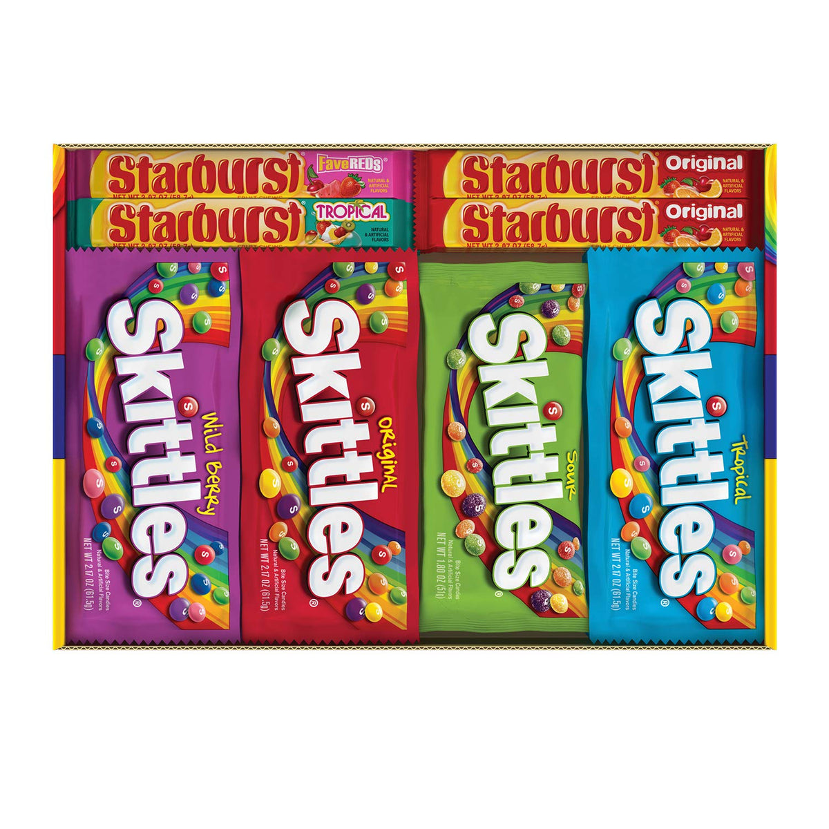 Skittles and Starburst Variety Pack 30ct./$1.46 each (Great Value Buy)