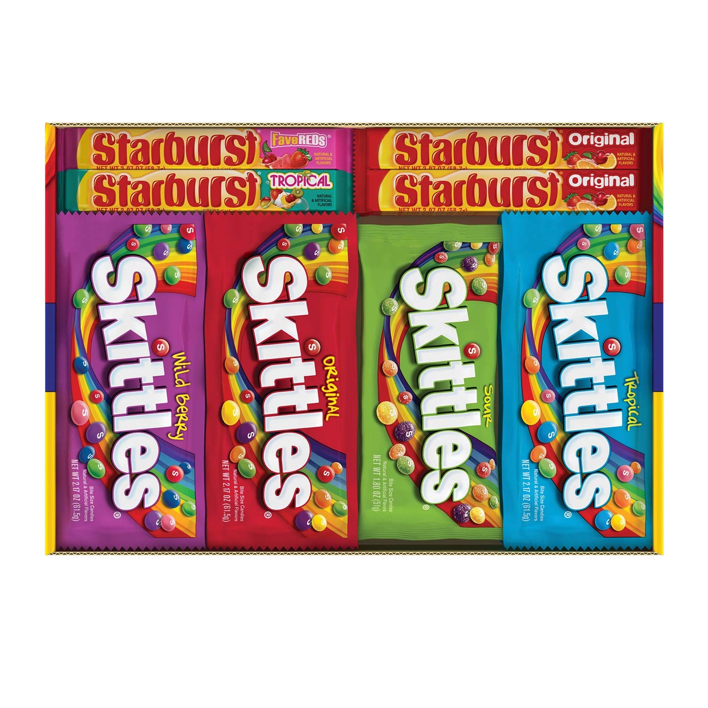 Skittles and Starburst Variety Pack 30ct./$1.23 each (Great Value Buy)