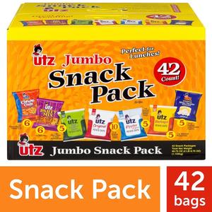 UTZ - Jumbo Variety Pack - 42/1 oz. pkgs/ $0.59 each (Great Value Buy)