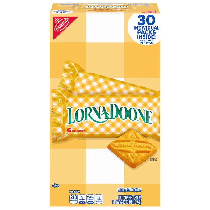 Lorna Doone Buttery Short Bread Cookies 30ct./$0.73 each  (Great Monthly Value Buy)